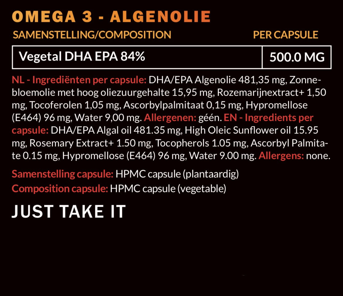 Omega 3 Algenolie - 60 capsules