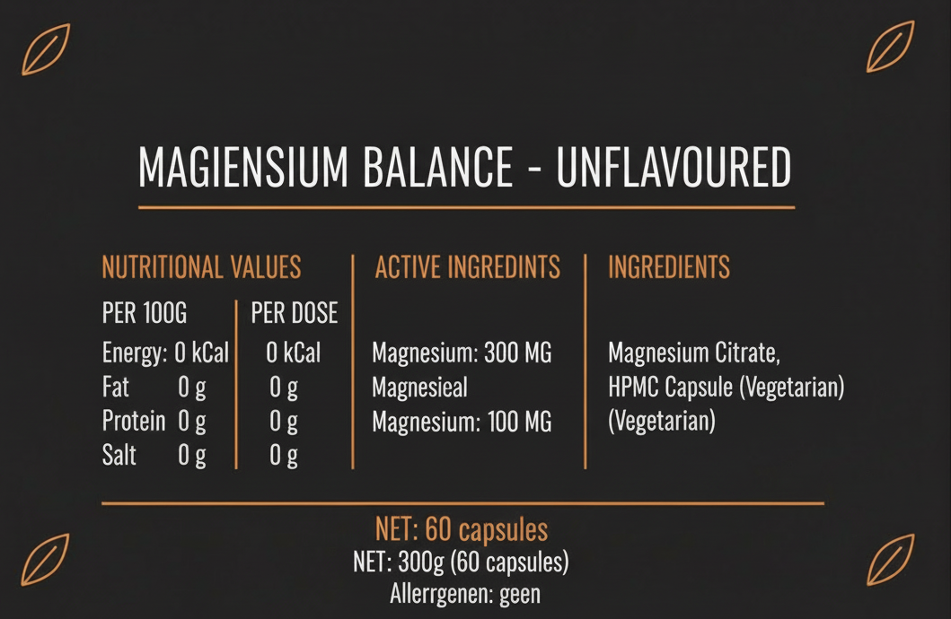 Magnesium label